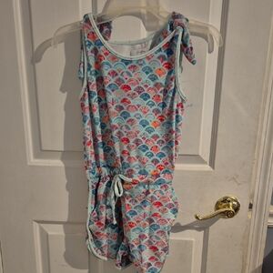 SweetHoney Colorful Scallop Jumpsuit